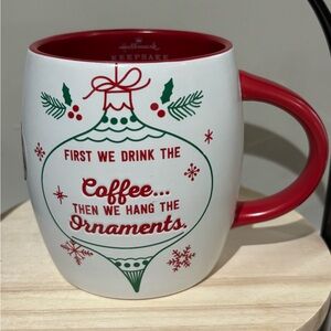 HTF Hallmark Christmas Cup Mug Coffee Ornaments